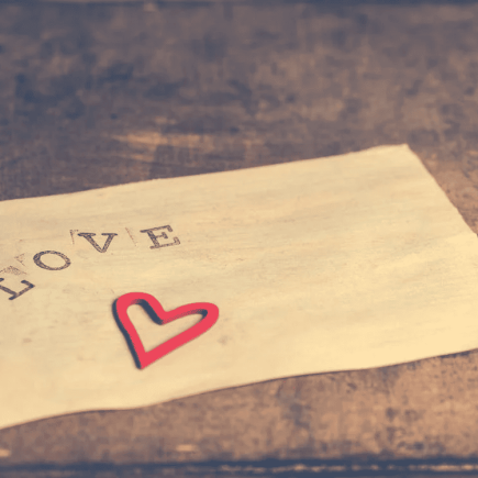 première photo de l'article qui contient une lettre d'amour