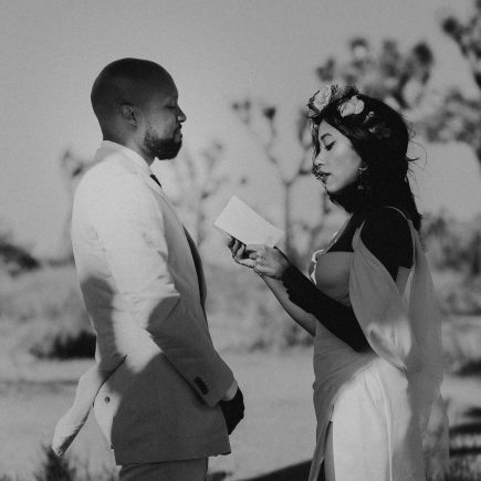Qu'est-ce qu'un exemple de vœu de mariage unique ?