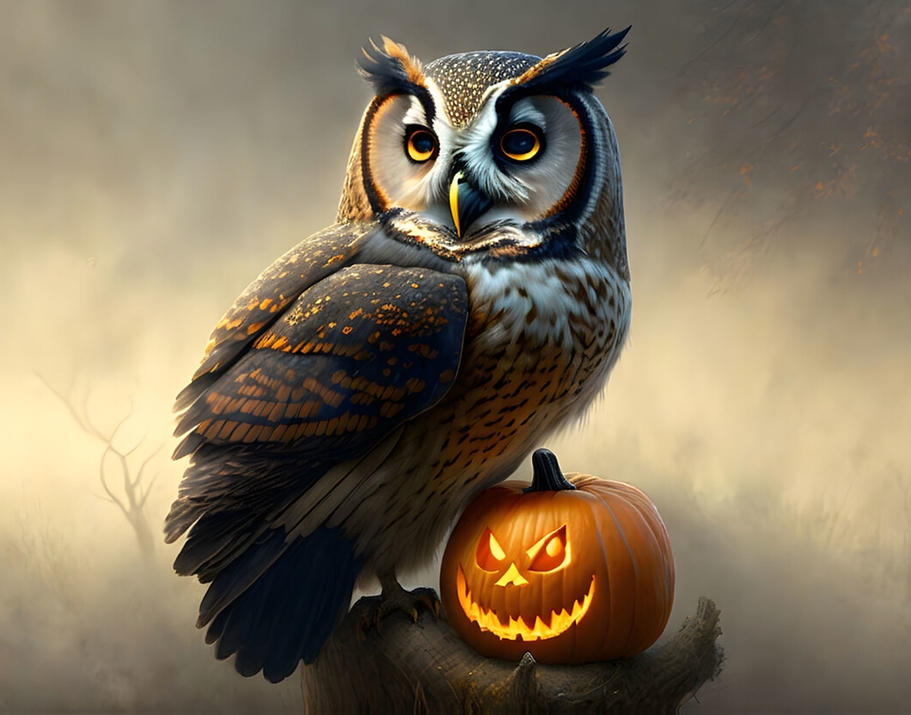 Pourquoi les hiboux sont-ils liés à Halloween?