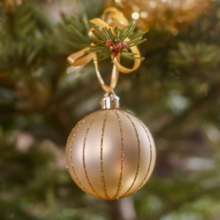 Une petite boule sur le sapin