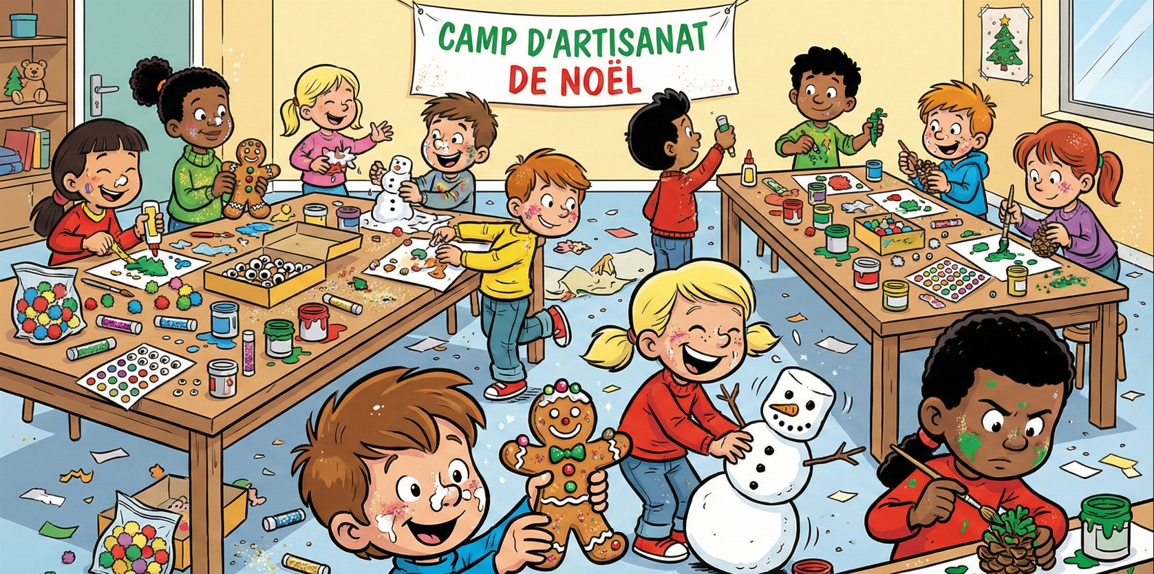 Camp d'artisanat de Noël