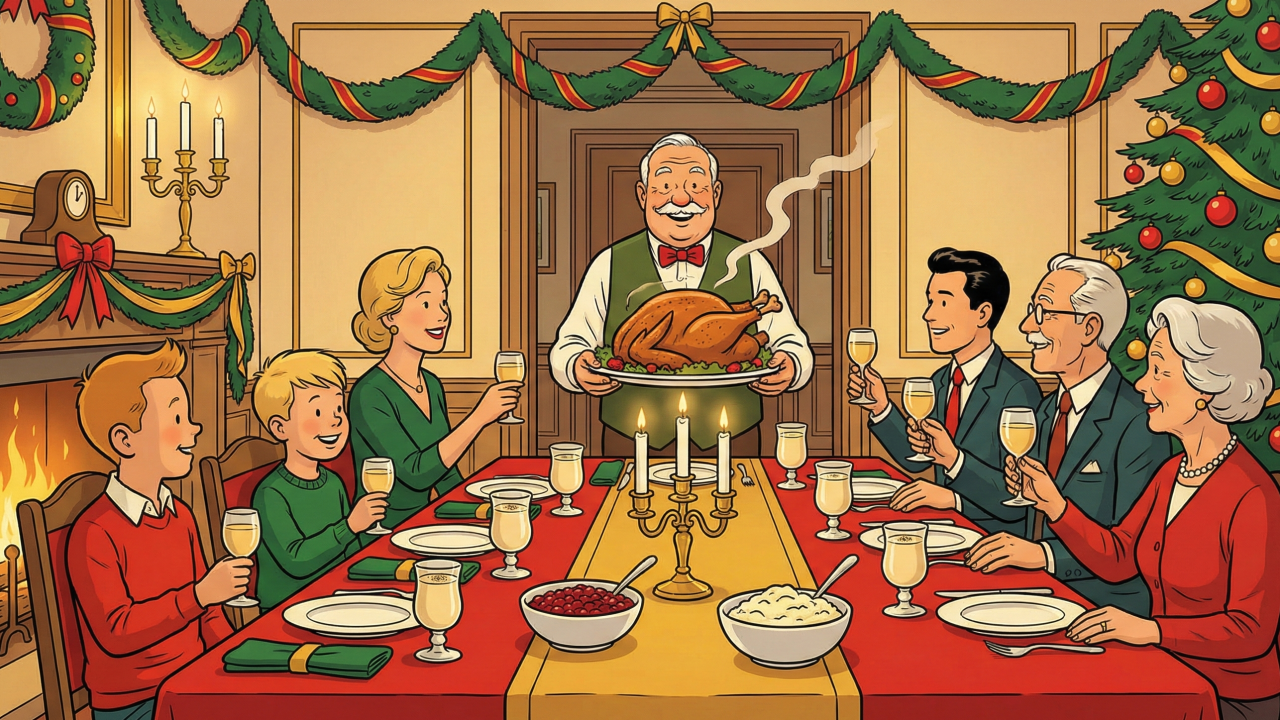 Couleurs traditionnelles de Noël