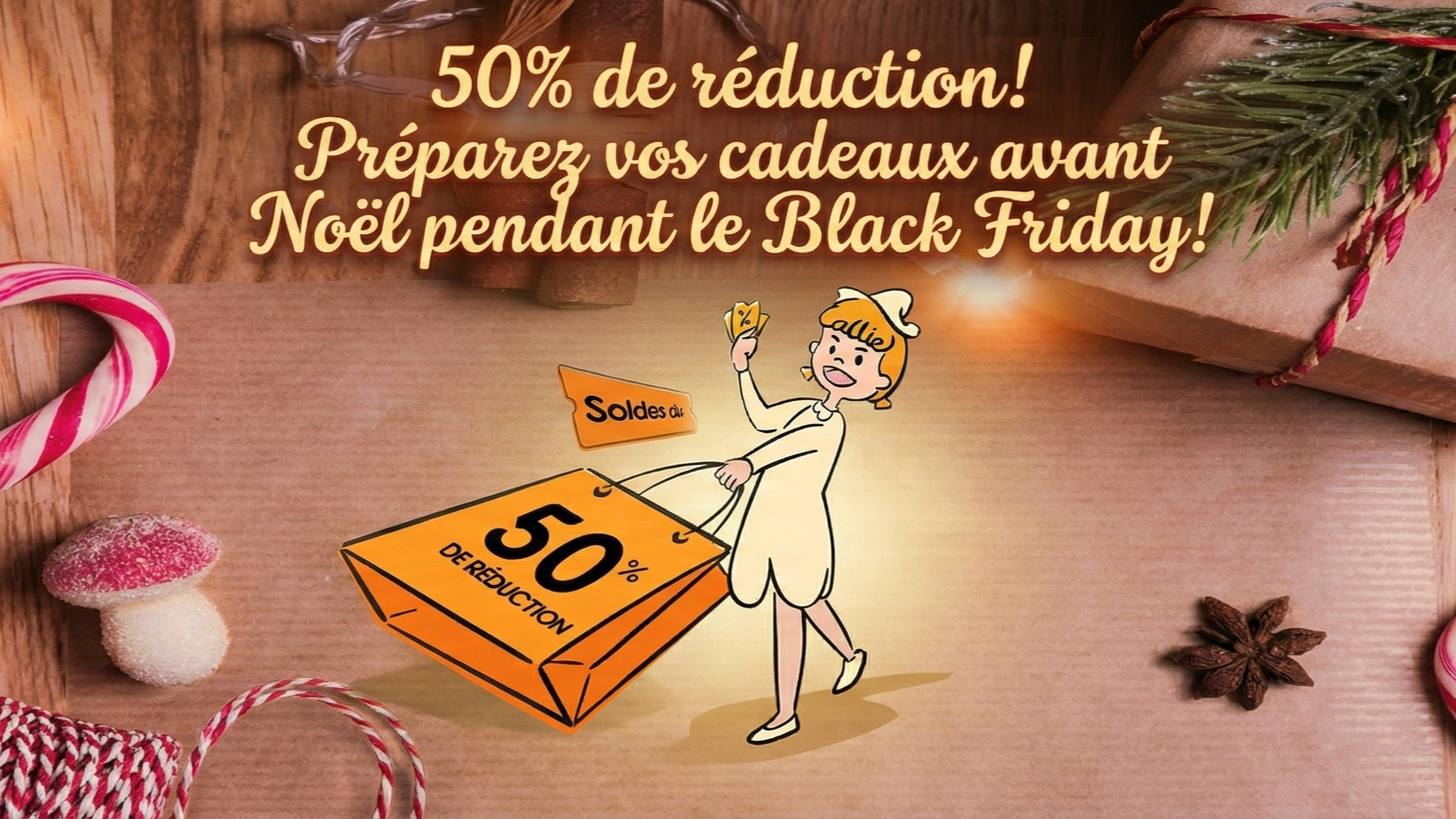 Black Friday – idées cadeaux Bons Plans – faites des économies jusqu’à -50% !