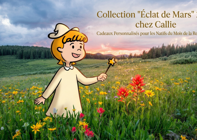 Collection “Éclat de Mars” 2026 chez Callie : Cadeaux Personnalisés pour les Natifs du Mois de la Renaissance