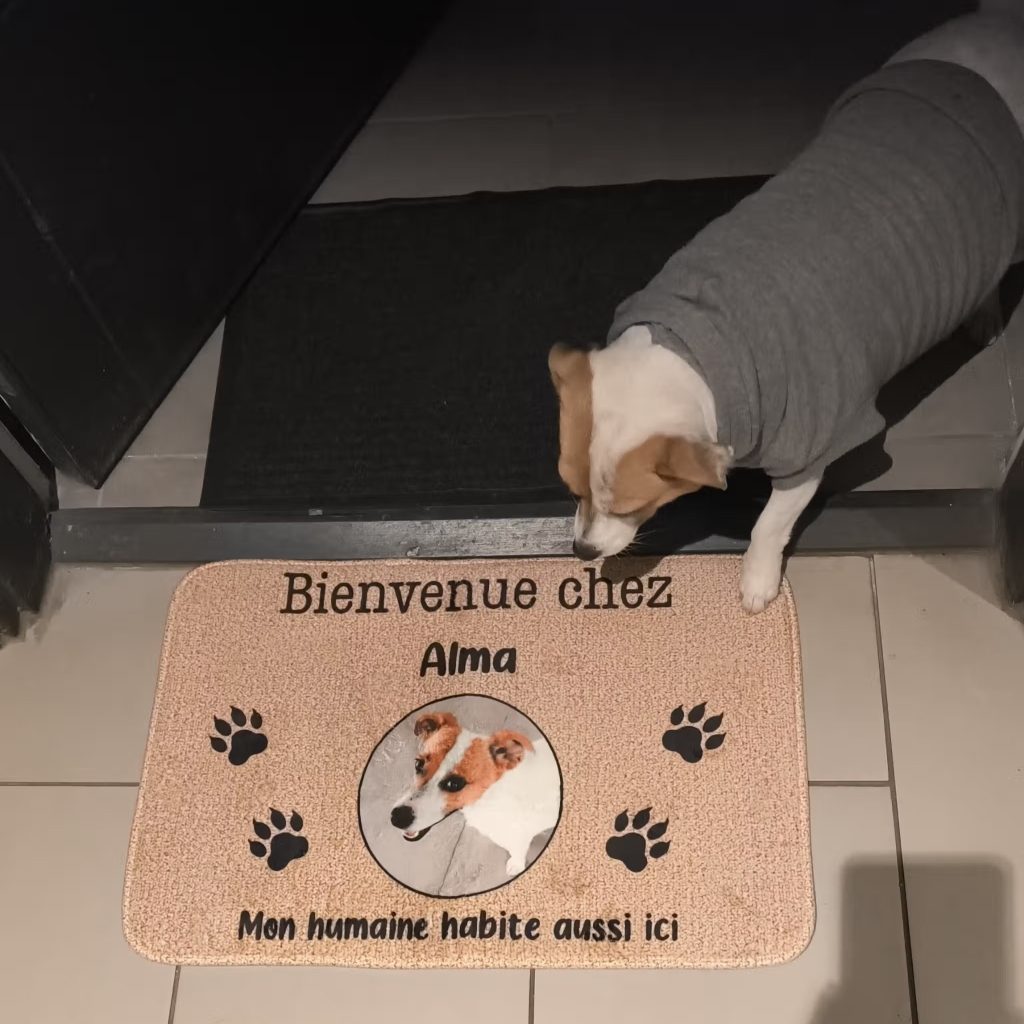 le paillasson personnalisé avec photo de chien