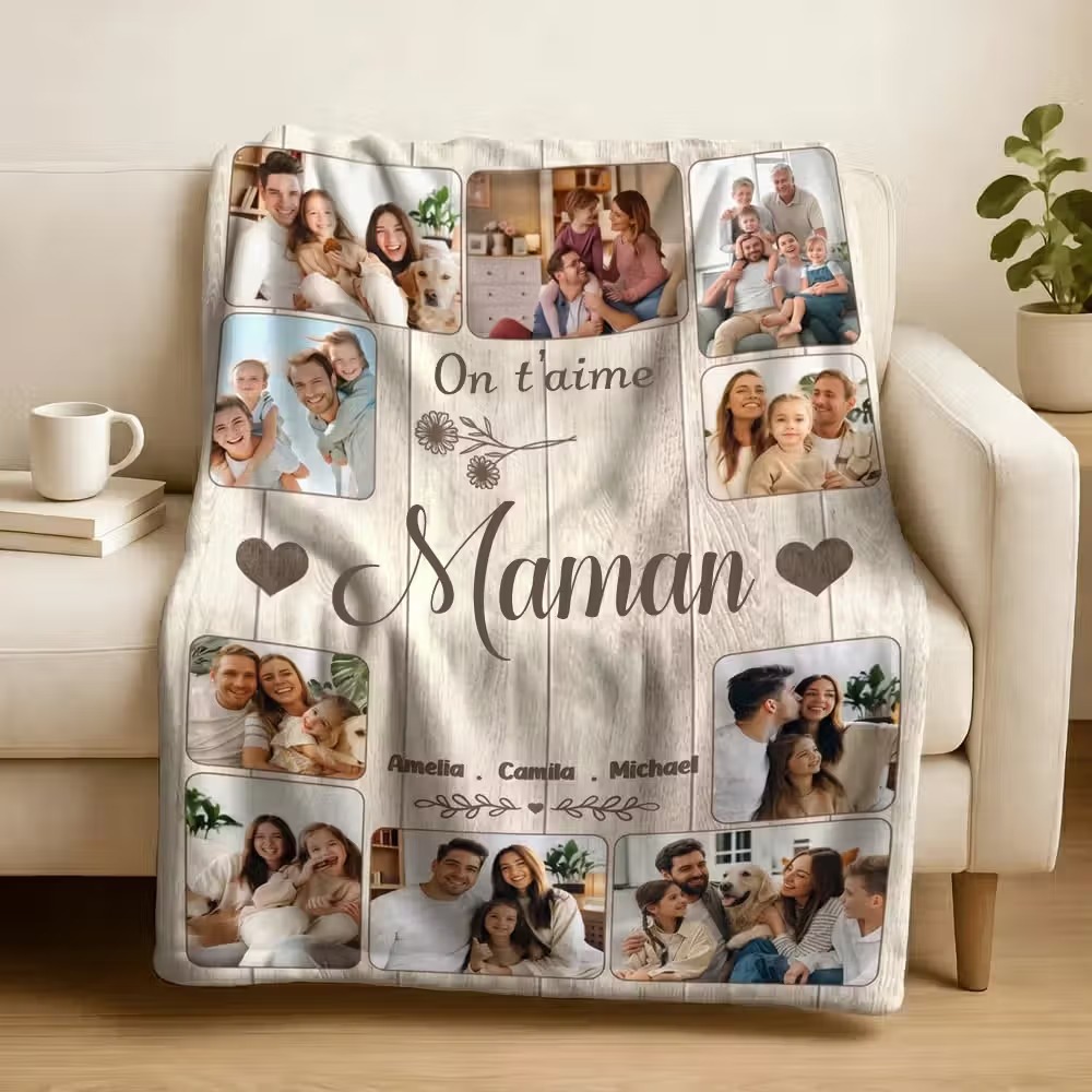 Couverture personnalisée avec photos : Une idée cadeau pour votre famille