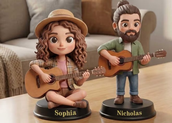 Figurine 3D personnalisée avec photo : une décoration unique pour les passionnés de musique