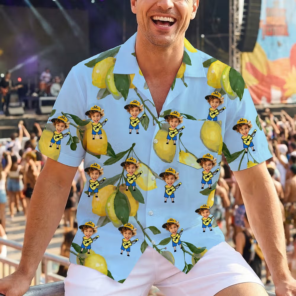 Chemise hawaïenne personnalisée avec photo : une idée originale pour vos vacances d’été