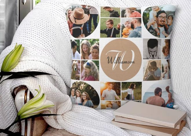 Housse de coussin personnalisée avec 20 photos : immortalisez vos précieux souvenirs