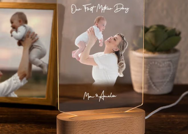 Quel cadeau offrir à une jeune maman ? La plaque photo qui transforme un souvenir en lumière