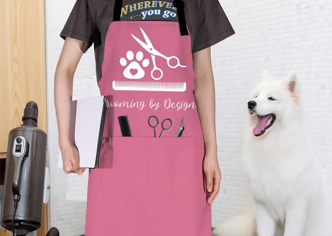 Tablier de toilettage personnalisé : l’accessoire indispensable pour passionnés d’animaux