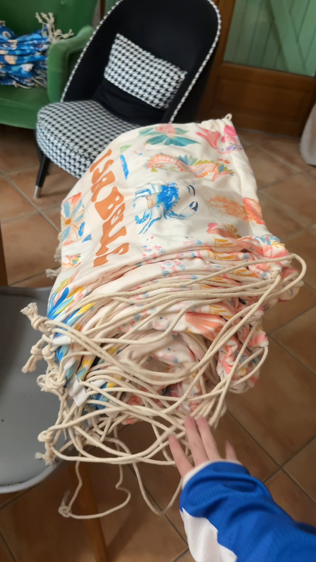 Unboxing du sac de plage personnalisé de WHOXVER