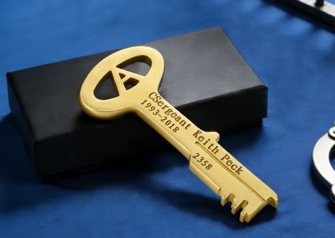 Réplique de clé de prison personnalisée : le cadeau de retraite ultime pour gardien de prison