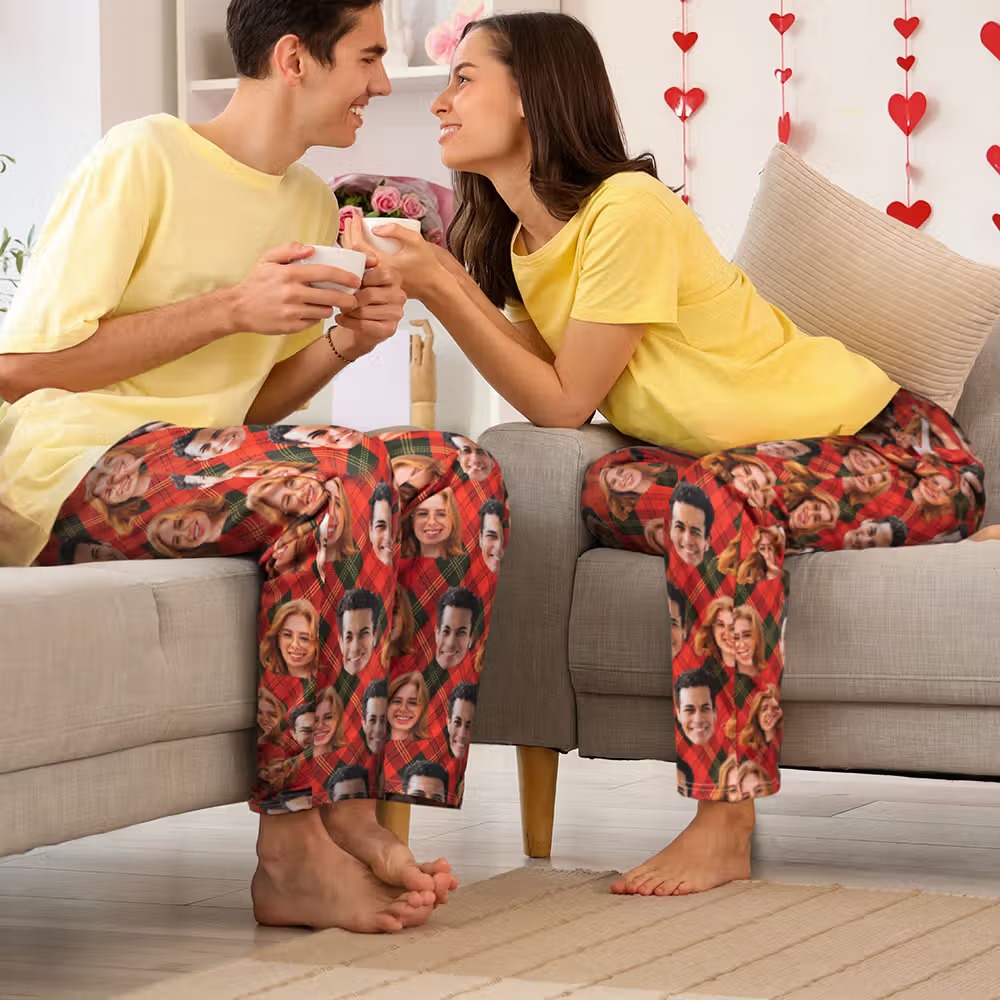 Pyjama personnalisé avec photo de famille, une idée originale pour partager des moments complices