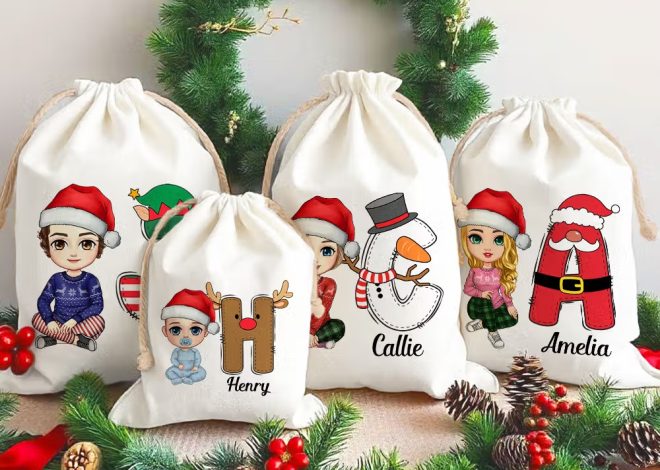Quel sac en toile personnalisé choisir pour emballer vos cadeaux de Noël ?