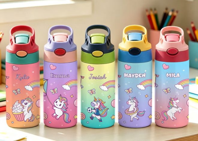 Gourde Isotherme Licorne Personnalisée : Le Cadeau Magique pour Enfants