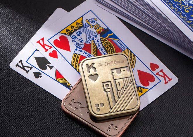 Fidget Slider Poker Personnalisé : Le Jouet Anti-Stress Métallique Incontournable