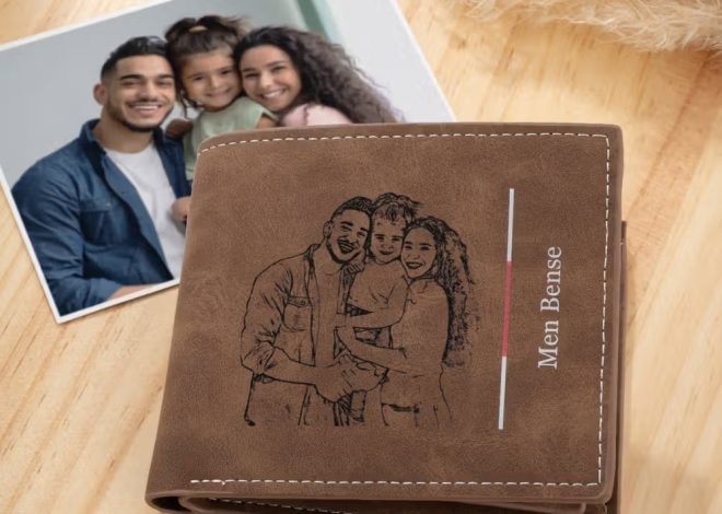 Portefeuille en Cuir Personnalisé avec Photo : Le Cadeau Sentiment Pour Homme