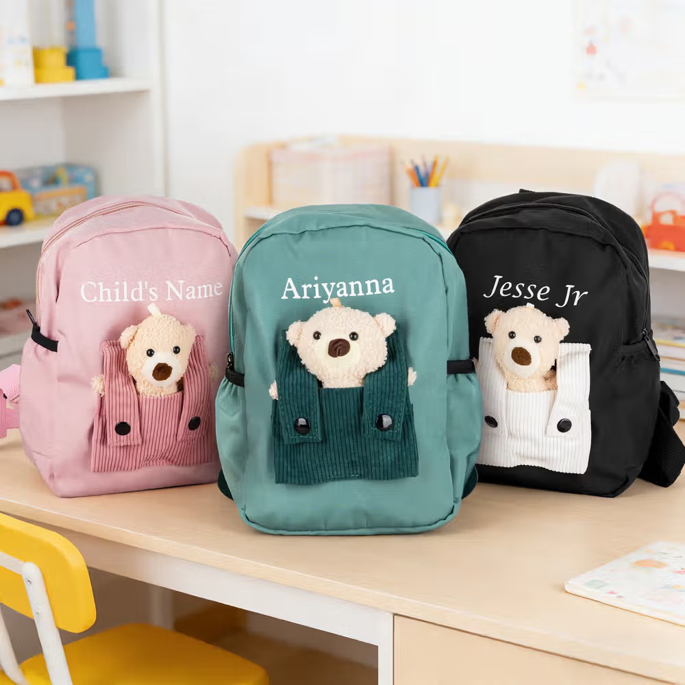 Sac à Dos Maternelle Personnalisé Ourson : Le Compagnon Mignon de la Rentrée