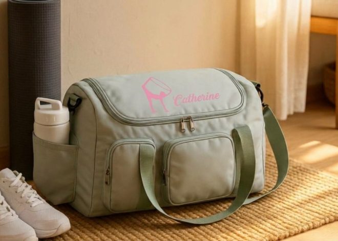 Sac de Sport Gymnastique Personnalisé : Le Compagnon Imperméable des Passionnées