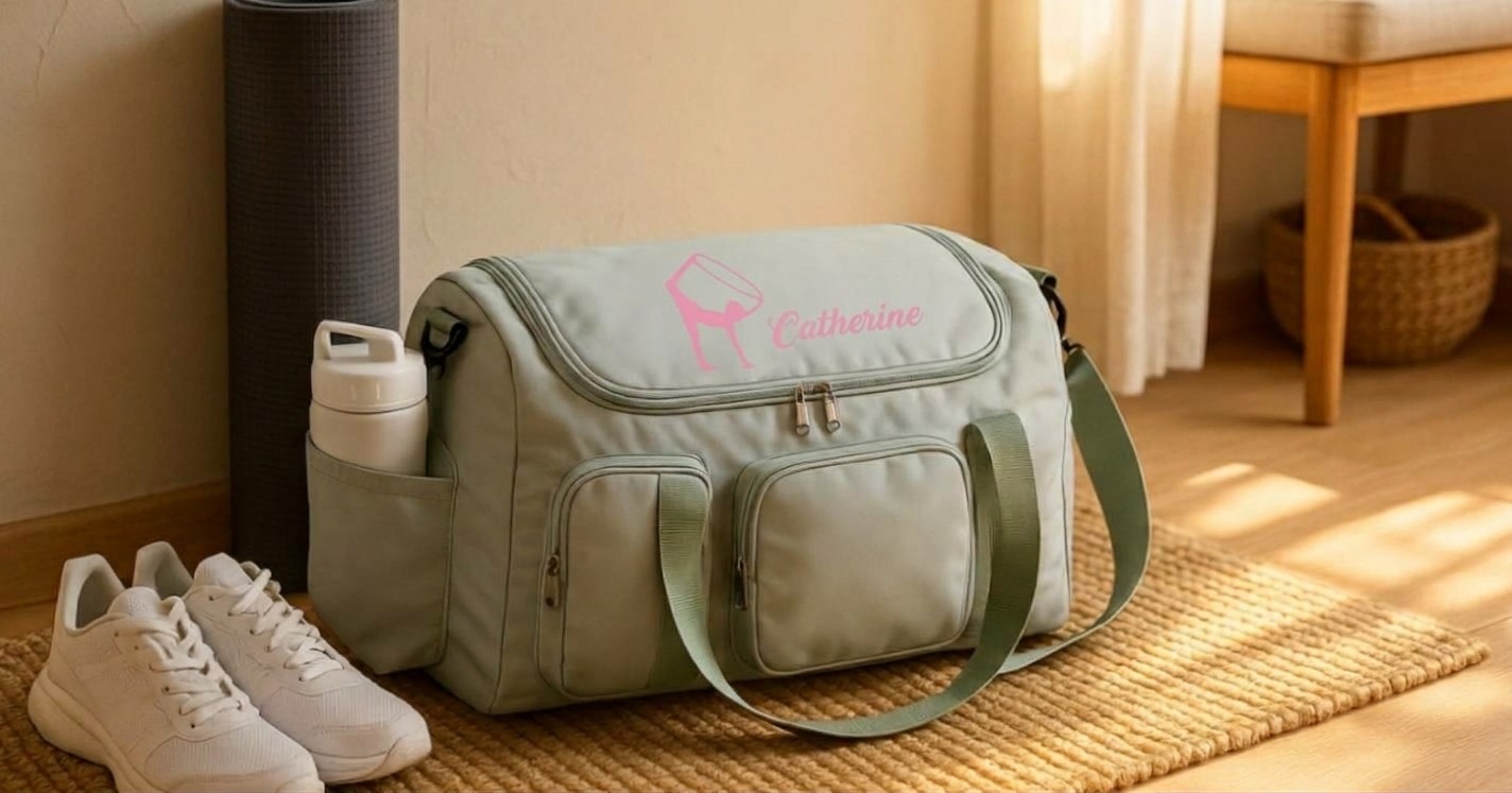 Sac de Sport Gymnastique Personnalisé : Le Compagnon Imperméable des Passionnées