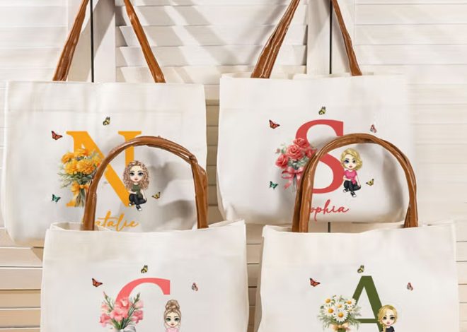 Sac Tote Bag en Toile Personnalisé : Le Cadeau Chic et Pratique pour Elle