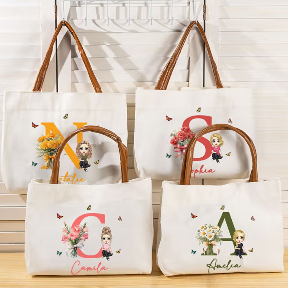 Sac Tote Bag en Toile Personnalisé : Le Cadeau Chic et Pratique pour Elle